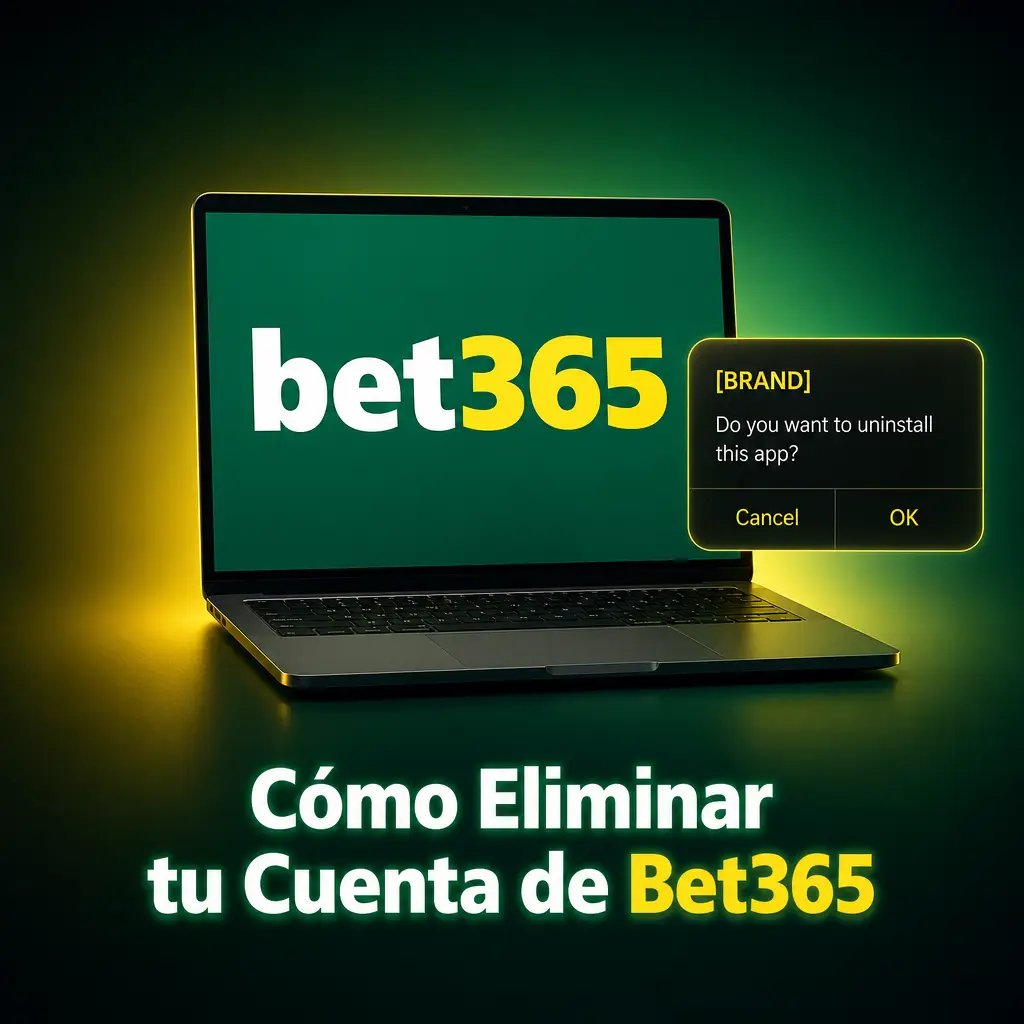 Pantalla de cierre de cuenta en Bet365